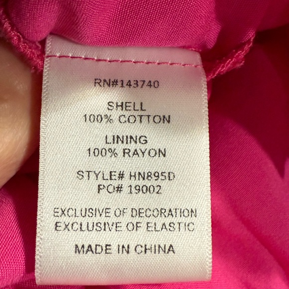 Tuckernuck Hyacinth House Pink Eyelet‎ Midi Tryall Dress Size Small - Picture 14 of 16